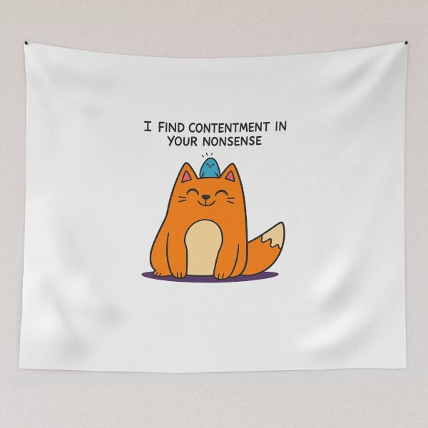 Item preview, I find contentment in your nonsense designed and sold by SabaMirzique.