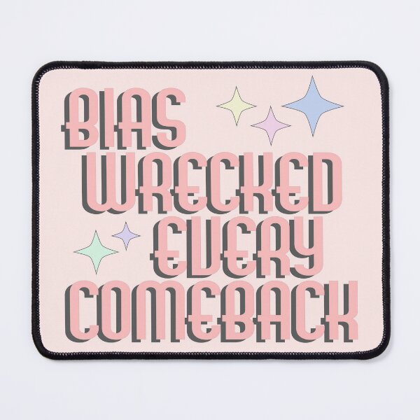 Item preview, Bias Wrecked Every Comeback – Pastel K-pop Typography Design designed and sold by Meivelle.