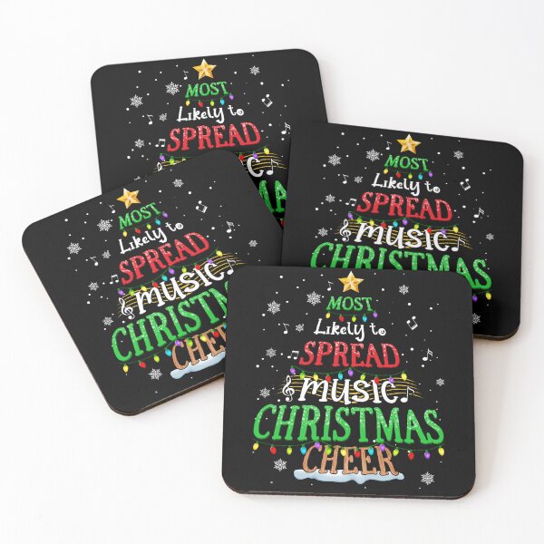 Item preview, Music Tree Xmas Most Likely To Spread Music Christmas Cheer designed and sold by kayvaickusk.