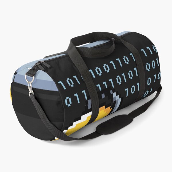 Item preview, Pixel Debug Duck in Bathtub with Binary Code designed and sold by Code Monkeys.