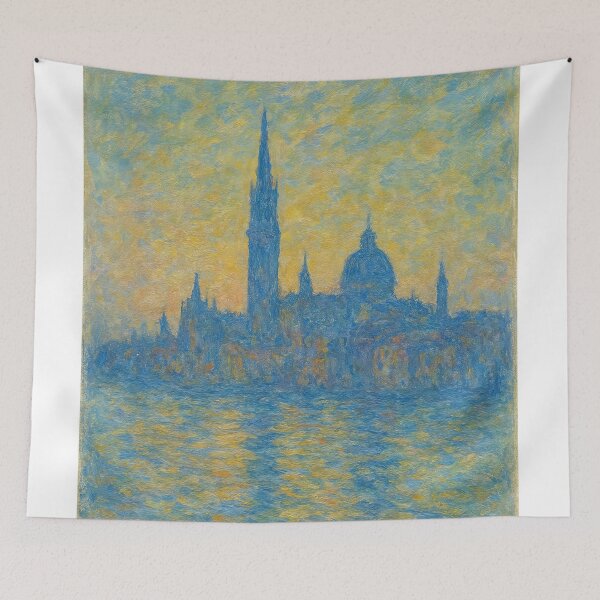 Item preview, Monet Night Sky Impressionist Starry Painting designed and sold by Retr0Tshirts.
