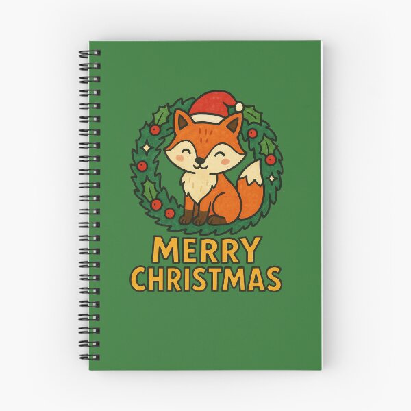 Item preview, Merry Christmas Fox Winter Holiday Cute Woodland Animal Design designed and sold by FrictionMaxxing.