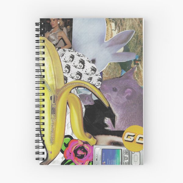 Item preview, Cute Mouse Banana Magazine Collage Y2k Flower Animal Bunny  designed and sold by Xanthe's Dad.