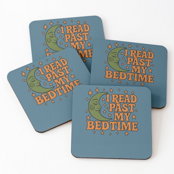 Item preview, I Read Past My Bedtime Funny Book Lover Design designed and sold by FrictionMaxxing.