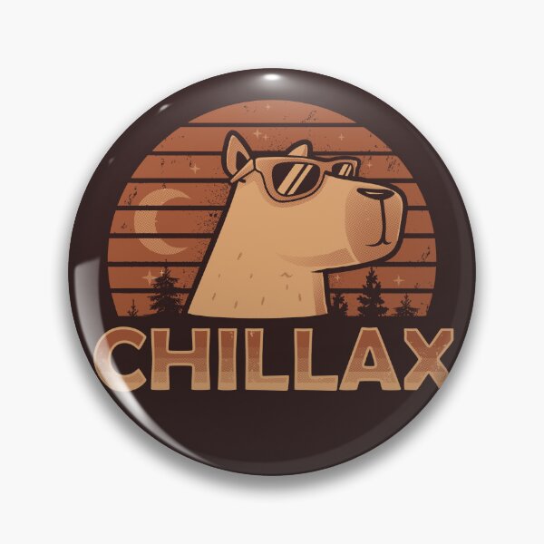Item preview, Chilax Capybara – Cool Capybara Wearing Sunglasses designed and sold by erion5k.