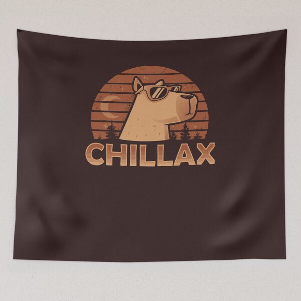 Item preview, Chilax Capybara – Cool Capybara Wearing Sunglasses designed and sold by erion5k.