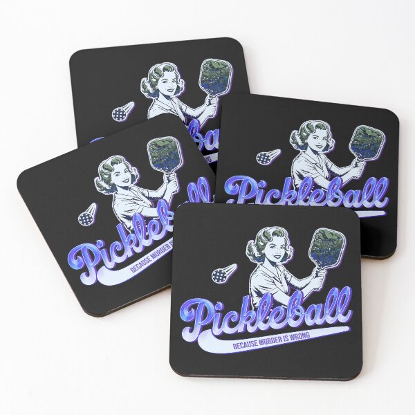 Item preview,  Pickleball Outfits For Women Funny Because Murder is Wrong designed and sold by gear-posters.