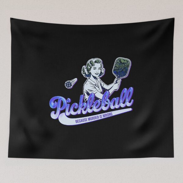 Item preview,  Pickleball Outfits For Women Funny Because Murder is Wrong designed and sold by gear-posters.