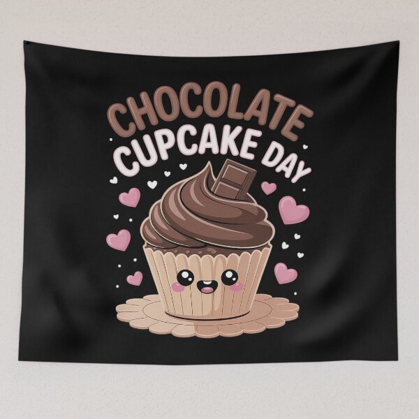 Item preview, Cupcake Chocolate Happy Chocolate Cupcake Day designed and sold by brynatshop.