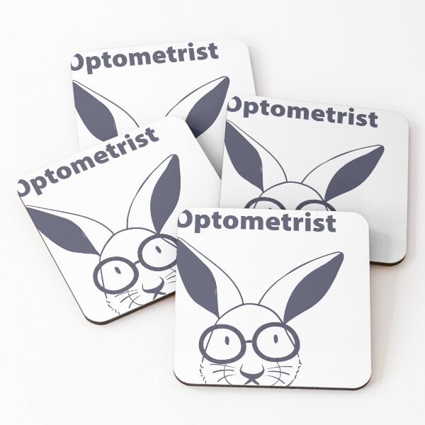 Item preview, Rabbit Optometrist – Cute Bunny Eye Doctor Cartoon designed and sold by FlamoArt.