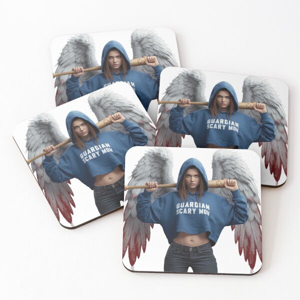 Item preview, Guardian Scary Mom- Dark Angel Streetwear Art designed and sold by Scaryangelfx.