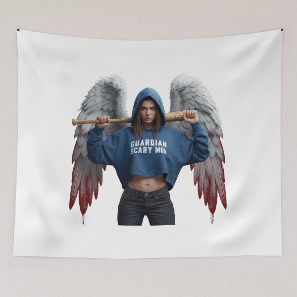 Item preview, Guardian Scary Mom- Dark Angel Streetwear Art designed and sold by Scaryangelfx.