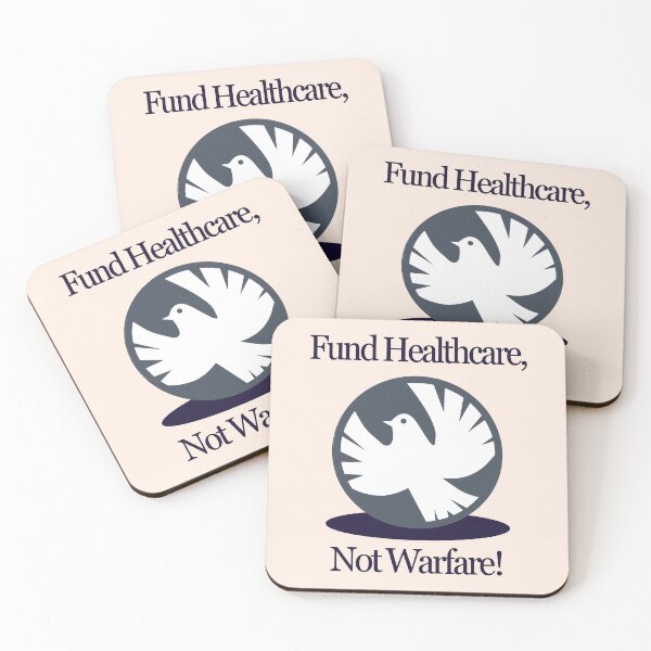 Item preview, Fund Healthcare, Not Warfare designed and sold by leftyshirts.