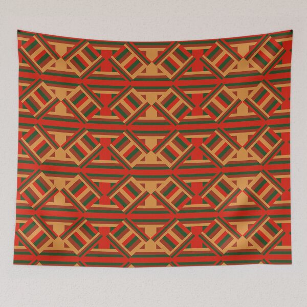 Item preview, Vintage Earth Tone Mosaic designed and sold by Ikattyg.