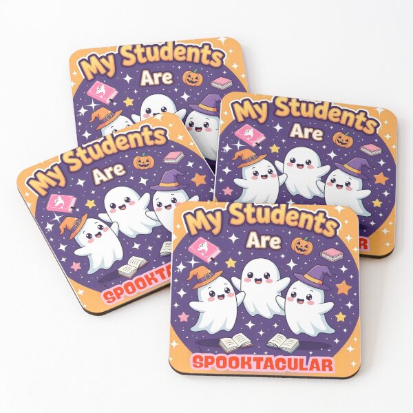 Item preview, Spooktacular Students – Cute Halloween Ghosts designed and sold by CrystalCove11.