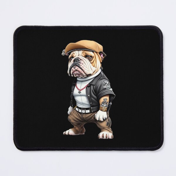 Item preview, Street Style Bulldog – Tattooed Tough Dog Urban Art designed and sold by Dragonfly-10.