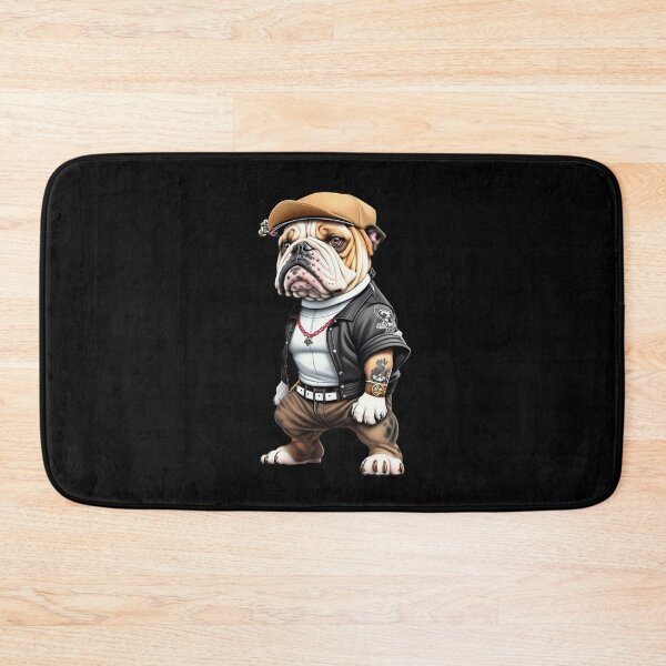 Item preview, Street Style Bulldog – Tattooed Tough Dog Urban Art designed and sold by Dragonfly-10.