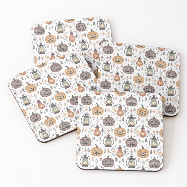 Item preview, Pumpkin Faces & Lanterns | Scandinavian Halloween designed and sold by Shuga-Design.