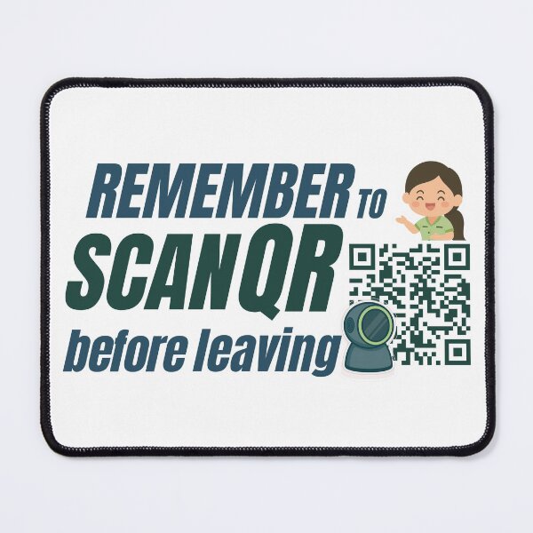 Item preview, INC Scan QR Code Reminder Sign designed and sold by latestmerchshop.