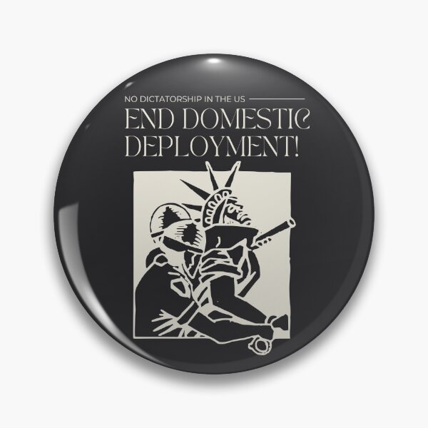 Item preview, ¡No a la dictadura en EE.UU.! ¡Acabemos con el despliegue militar interno! designed and sold by leftyshirts.