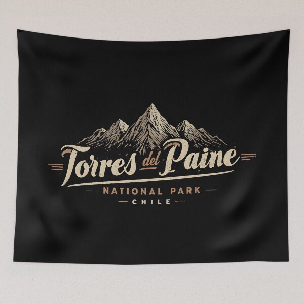 Item preview, Torres Del Paine National Park - Patagonia - Chile designed and sold by GoodOldVintage.