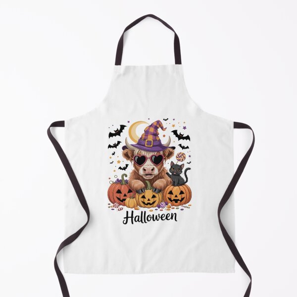 Item preview, Halloween Highland Cow Witchy Cow Spooky Pumpkin Hello Fall designed and sold by brynatshop.