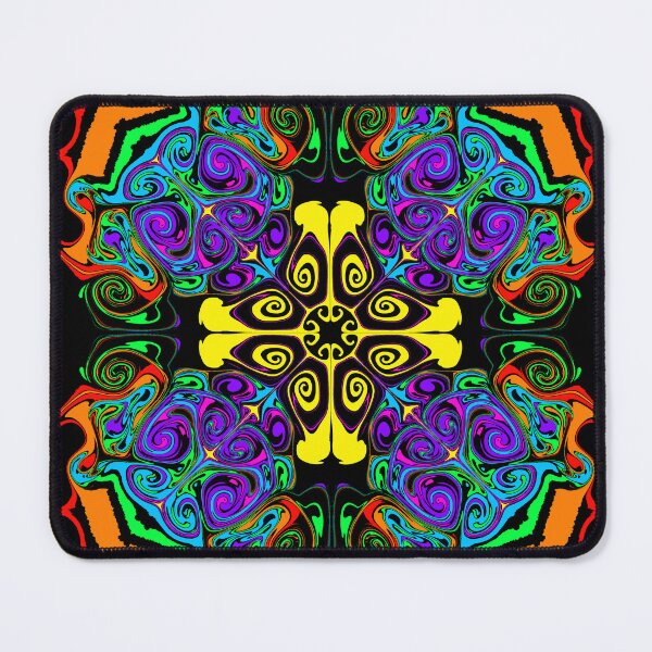 Item preview, Colorful swirls in kaleidoscope style designed and sold by alec-t.