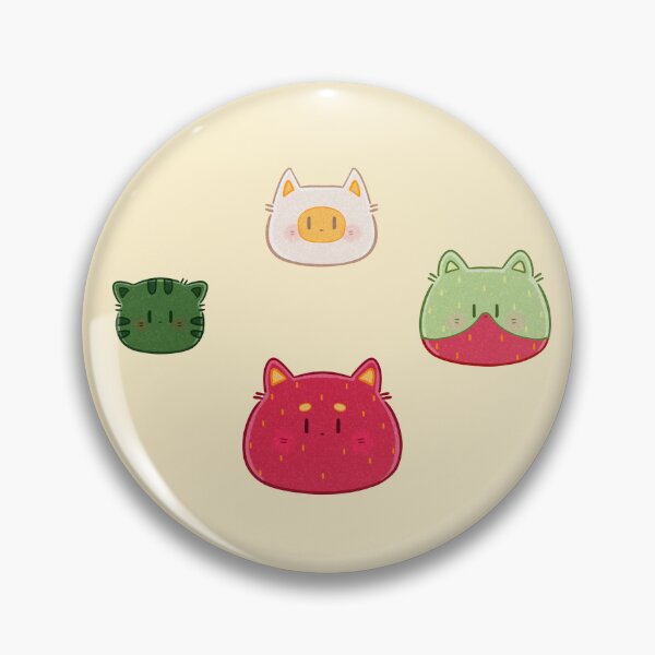 Item preview, Strawberry Lifecycle Cats *circle heads* designed and sold by Niceci.