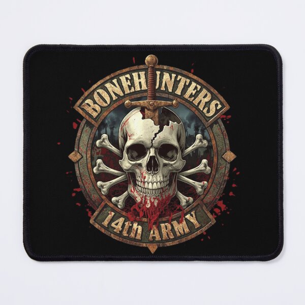 Item preview, Bonehunters Emblem – Malazan 14th Army Military Crest v19 designed and sold by Tshirts1980.