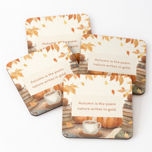 Item preview, Autumn Bliss: Pumpkin, Books & Coffee  designed and sold by milena-d98.