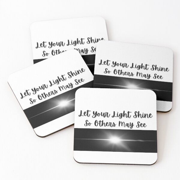 Item preview, Let Your Light Shine – Inspirational Quote designed and sold by MarvinStudios.