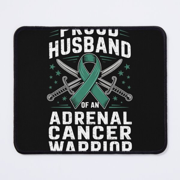 Item preview, Proud Husband Of An Adrenal Cancer Warrior Awareness Ribbon designed and sold by Vastingan.