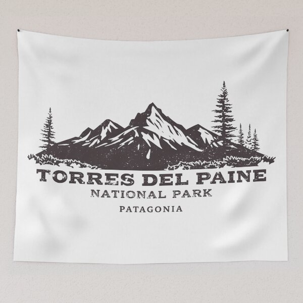 Item preview, Torres Del Paine National Park - Patagonia - Chile designed and sold by GoodOldVintage.