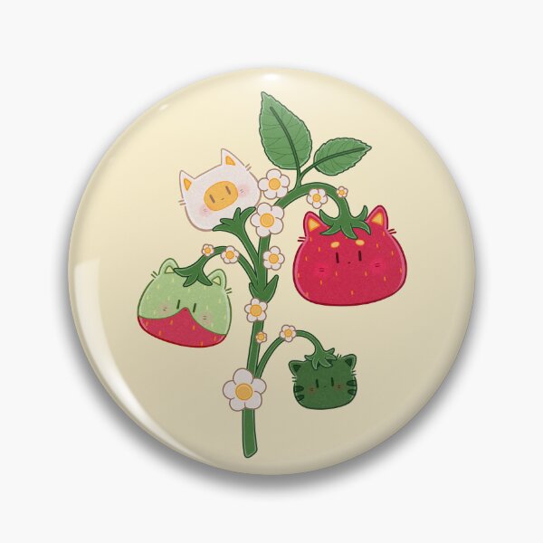 Item preview, Strawberry Lifecycle Cats *strawberry plant* designed and sold by Niceci.