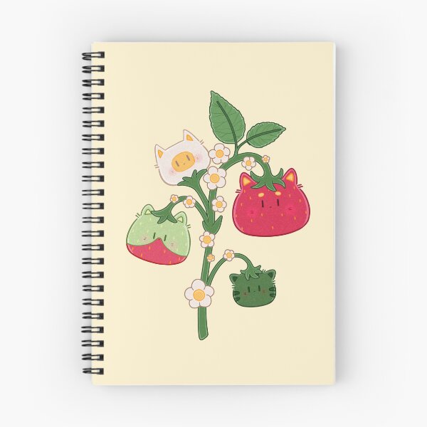 Item preview, Strawberry Lifecycle Cats *strawberry plant* designed and sold by Niceci.