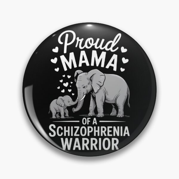 Item preview, Proud Mama Of A Schizophrenia Warrior  designed and sold by Vastingan.