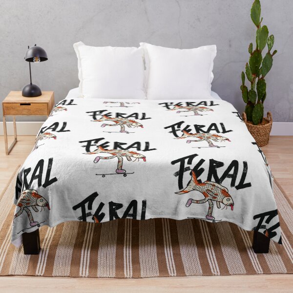 Item preview, Feral Streetwear Logo – KohakuKoi play skateboard designed and sold by FERAL-th.