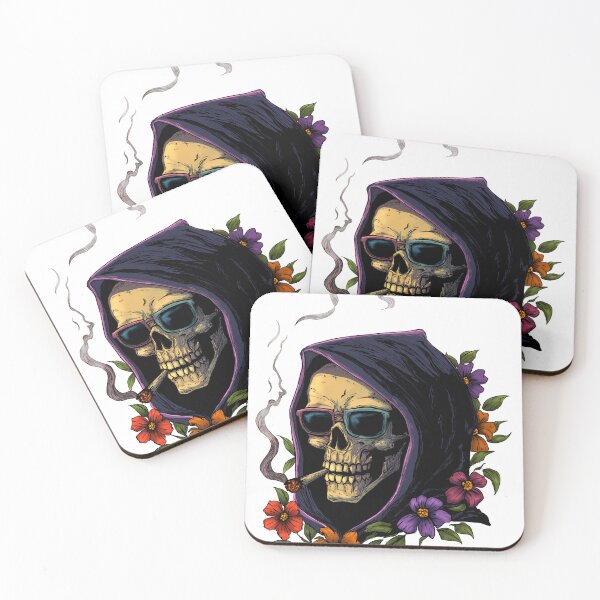 Item preview, Grim Flower Power white  designed and sold by Kureijikyatto.
