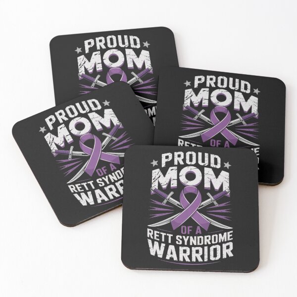 Item preview, Proud Mom Of A Rett Syndrome Warrior RTT Awareness Mommy designed and sold by Vastingan.