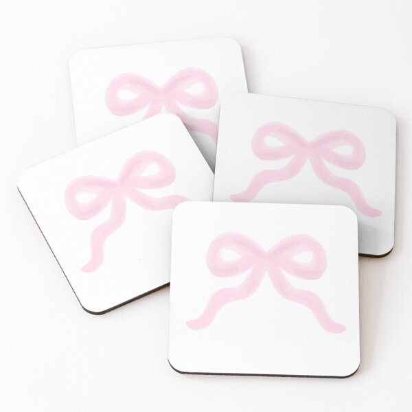 Item preview, Pink Watercolour Ribbon Bow – Cute Aesthetic Sticker designed and sold by mjowett.
