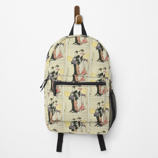 Item preview, Young Couple Dressed as Mendicant Monks, c. 1789–1799, by Kitagawa Utamaro designed and sold by UBU-space.