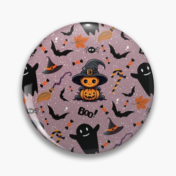 Item preview, Spooky Cute Halloween (Crimson Grey) designed and sold by ThatCuteCharm.