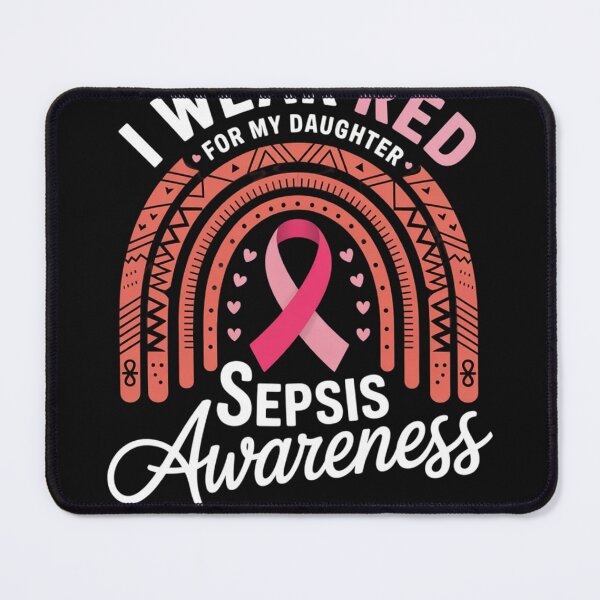 Item preview, Rainbow I Wear Red For My Daughter Sepsis Awareness  designed and sold by Vastingan.