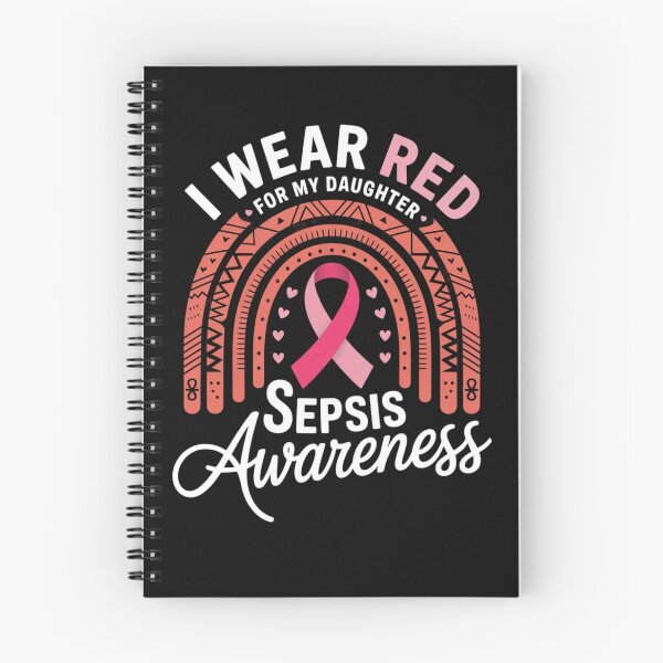 Item preview, Rainbow I Wear Red For My Daughter Sepsis Awareness  designed and sold by Vastingan.
