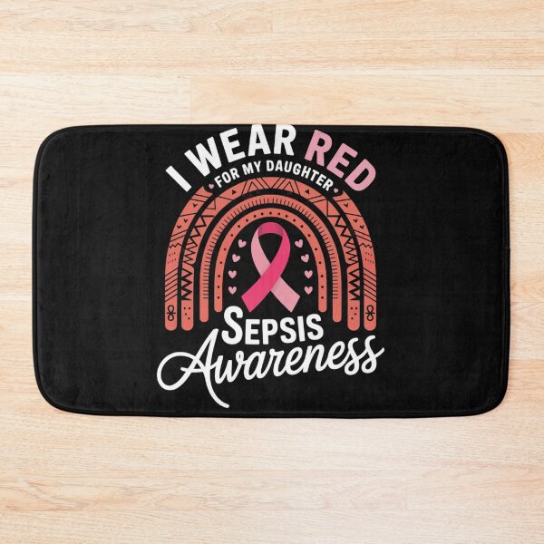 Item preview, Rainbow I Wear Red For My Daughter Sepsis Awareness  designed and sold by Vastingan.
