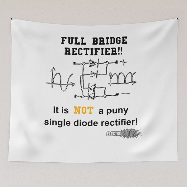Item preview, Full Bridge Rectifier IT is NOT A Puny Single DIODE Rectifier  designed and sold by GenevaCruz.