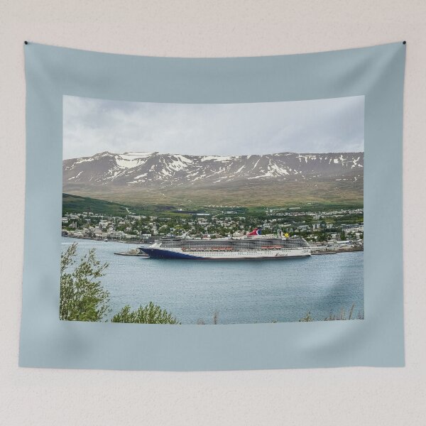 Item preview, Carnival Miracle In Akureyri Iceland designed and sold by Debra Martz.