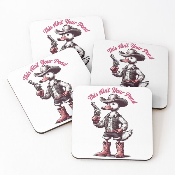 Item preview, Cowboy Duck Funny Western “This Ain’t Your Pond” Design designed and sold by TeeTimeTreasure.