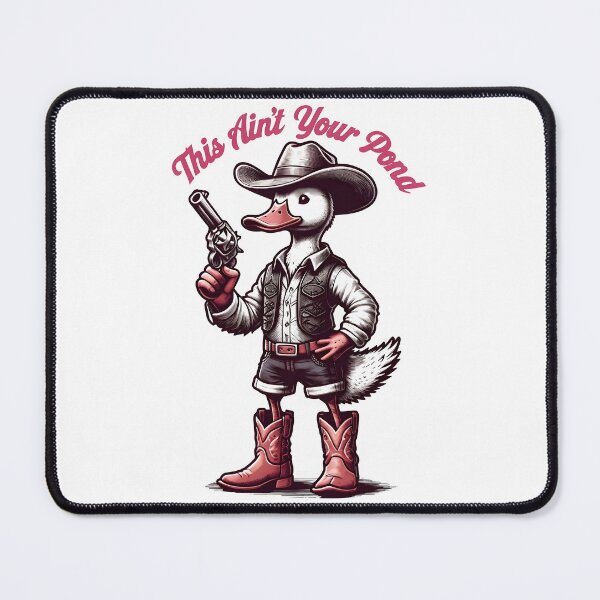 Item preview, Cowboy Duck Funny Western “This Ain’t Your Pond” Design designed and sold by TeeTimeTreasure.