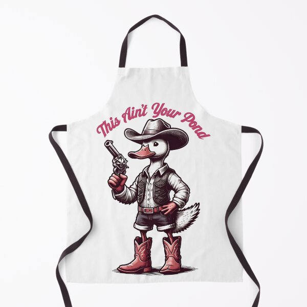 Item preview, Cowboy Duck Funny Western “This Ain’t Your Pond” Design designed and sold by TeeTimeTreasure.